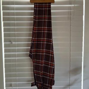 Unique Plaid Wool Pants